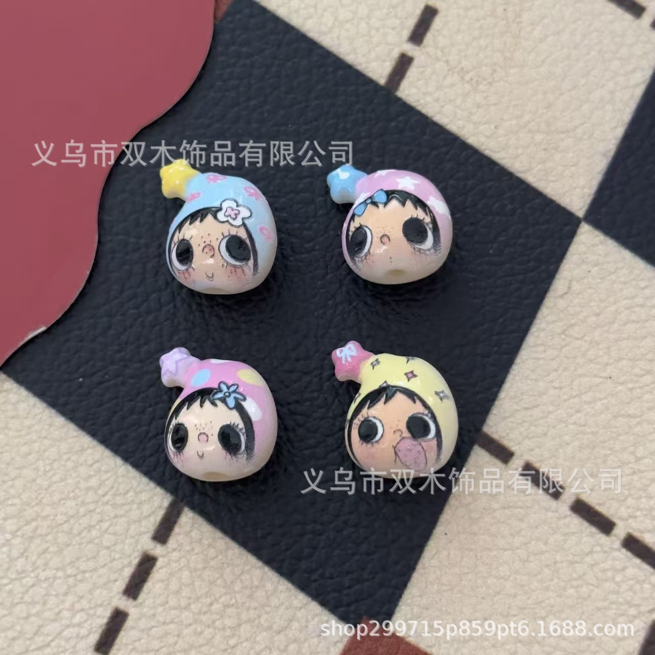 Phone Accessories Chain - 10pcs printed relief star hat yuyu