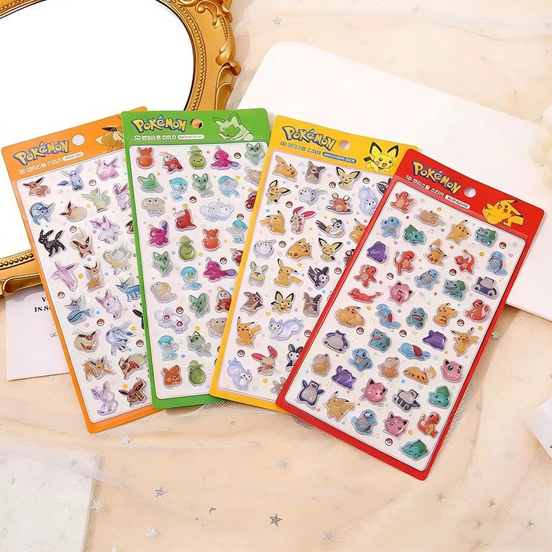 Phone Accessories Diy - 4Pcs Pokemon Pikachu Sprigatito Tandemaus Three-Dimensional