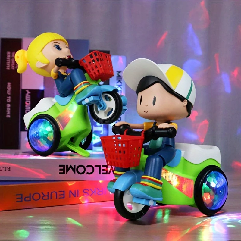 Phone Accessories Baby - Music Stunt Cool Tricycle Car 360