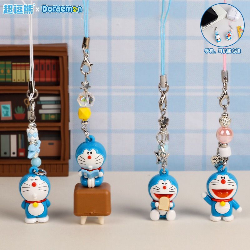 Phone Accessories Chain - Doraemon Doll Keychain Creative Cat Pendant