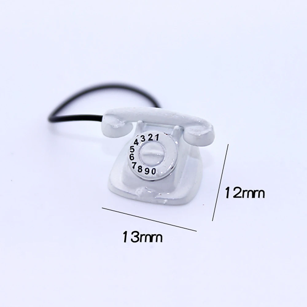 1/12 Dollhouse Miniature Metal - Phone Accessories Doll ulasan dan harga
