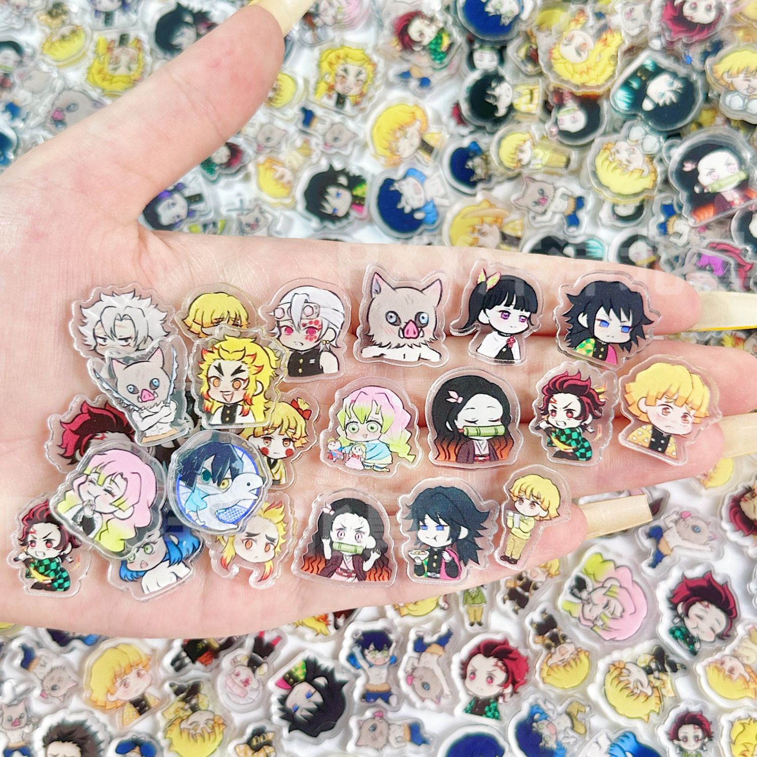 50/100Pcs 1/2cm Mini Demon Sla - Phone Accessories Diy ulasan dan harga