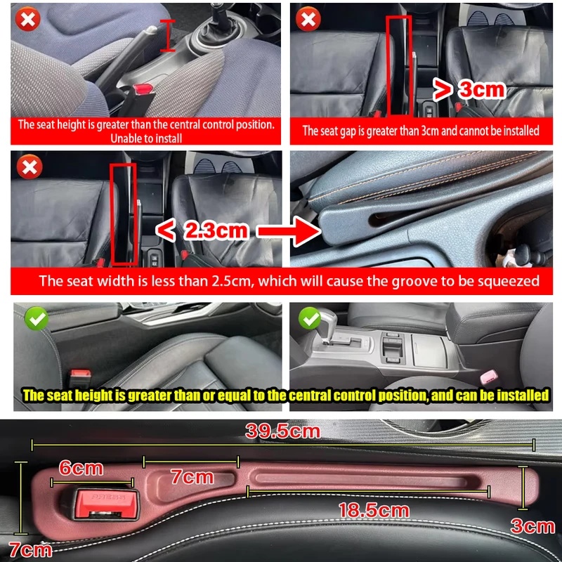 Car Seat Gap Filler Leak Proof - Phone Accessories For Car ulasan dan harga