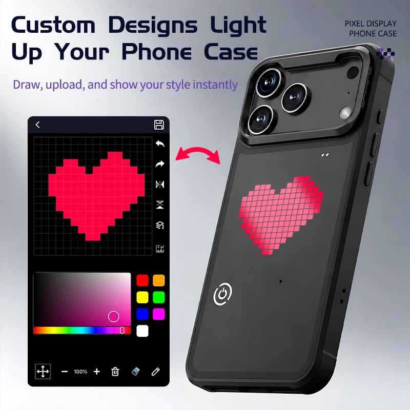 DIY Mode with APP Image Screen - Phone Accessories Diy ulasan dan harga