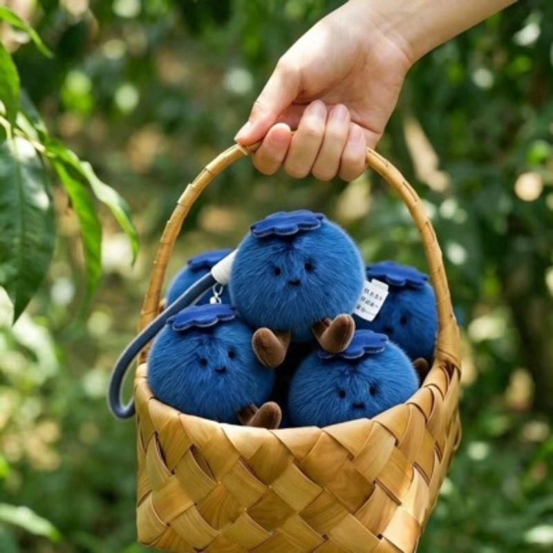 2pcs Fluffy Blueberry Plush Ke - Phone Accessories Doll ulasan dan harga