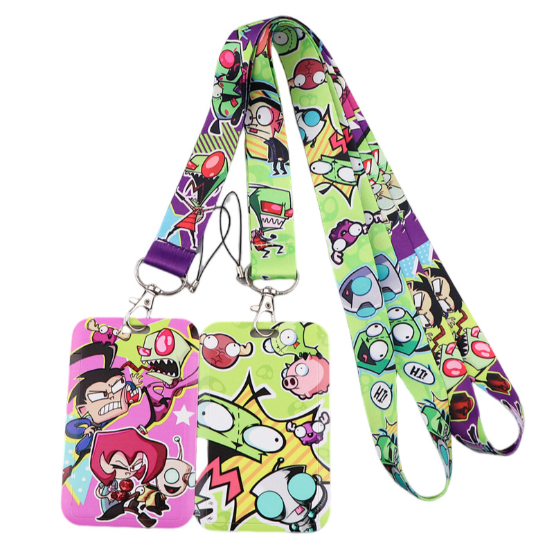 Alien Invader Zim Neck Strap L - Neck Hanging Phone Holder ulasan dan harga