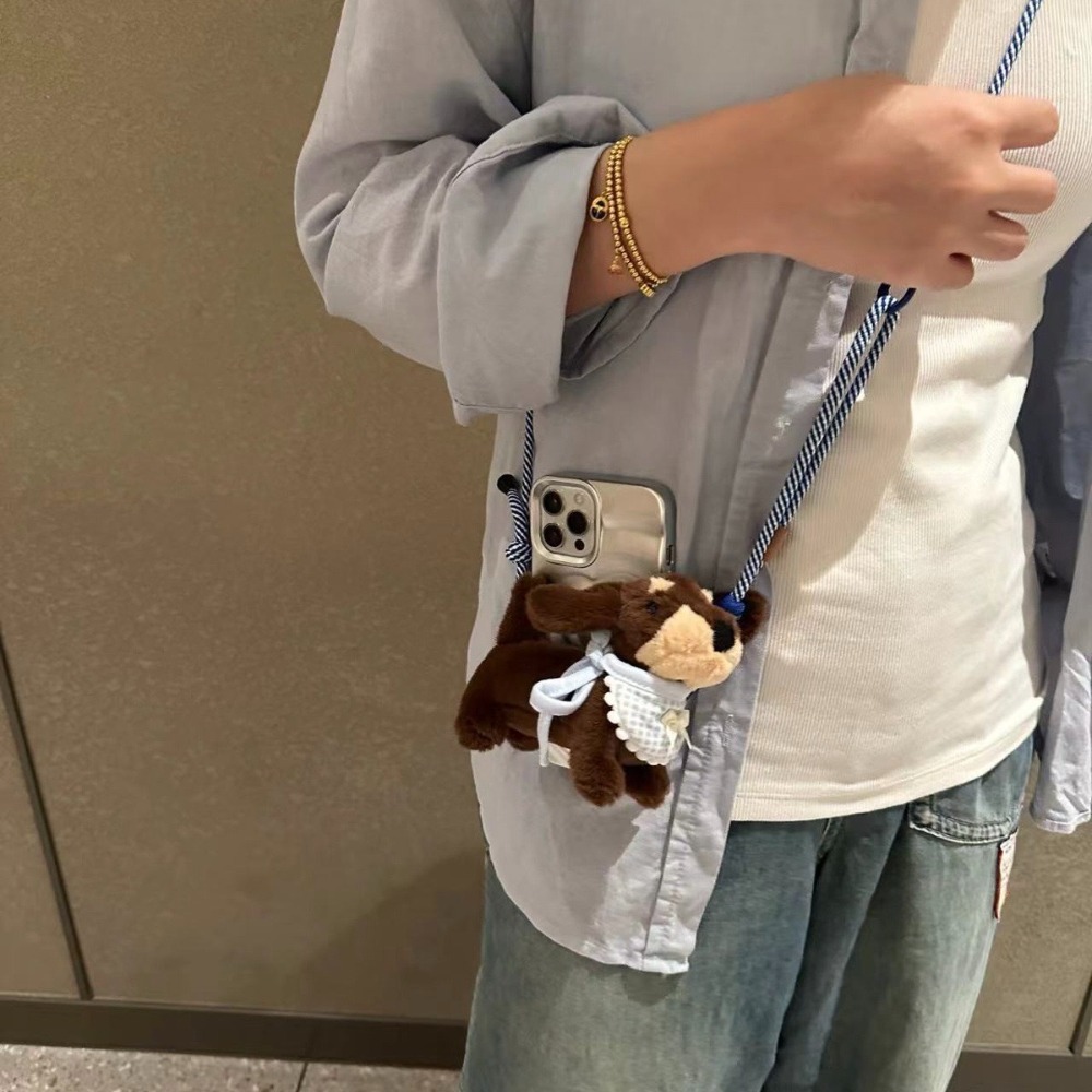 Cute Cartoon Dachshund Plush D - Phone Accessories Doll ulasan dan harga