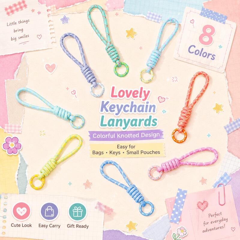 2~5pcs Colorful Braided Keycha - Phone Accessories For Car ulasan dan harga