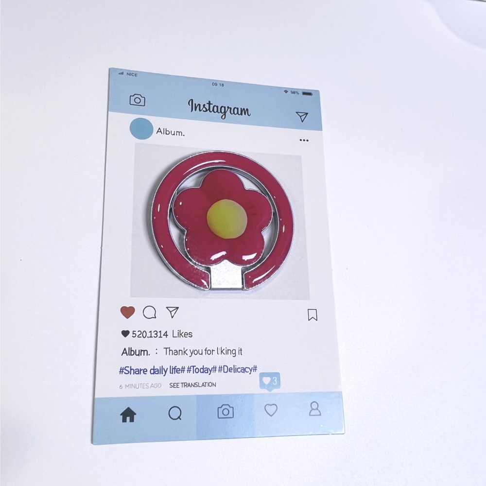 Flower Magnetic Foldable Kicks - Phone Accessories For Car ulasan dan harga