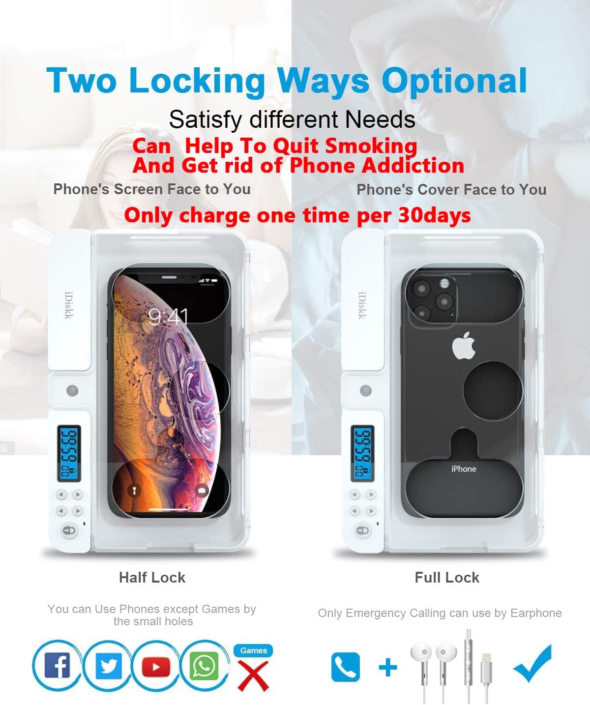Timer Lock Box for iPad IPhone - Phone Accessories Baby ulasan dan harga