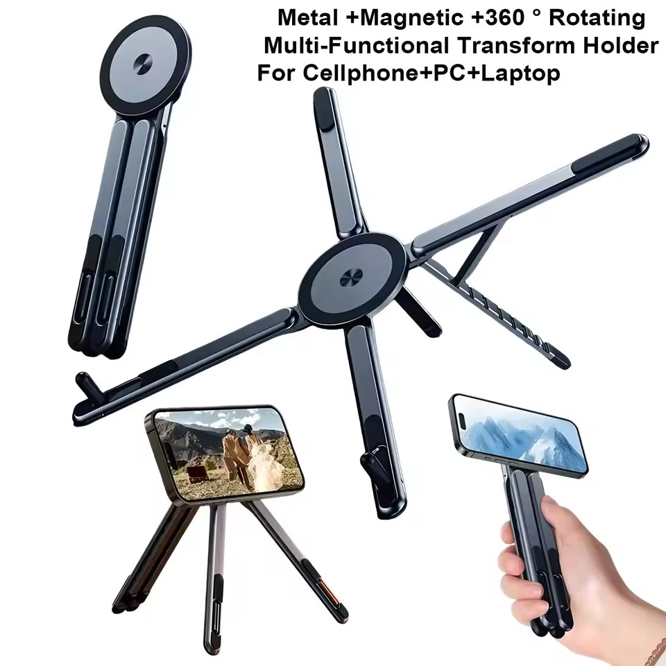 Portable Magnetic Phone Holder - Selfie Stick Tripod ulasan dan harga