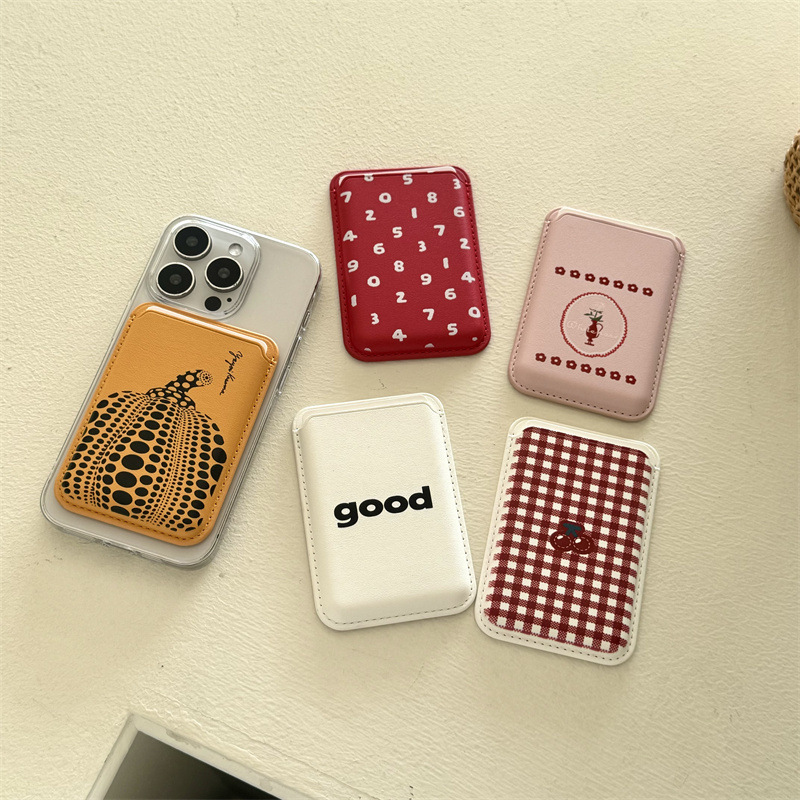 Cute Cartoon PU Leather Magnet - Phone Accessories Cute ulasan dan harga