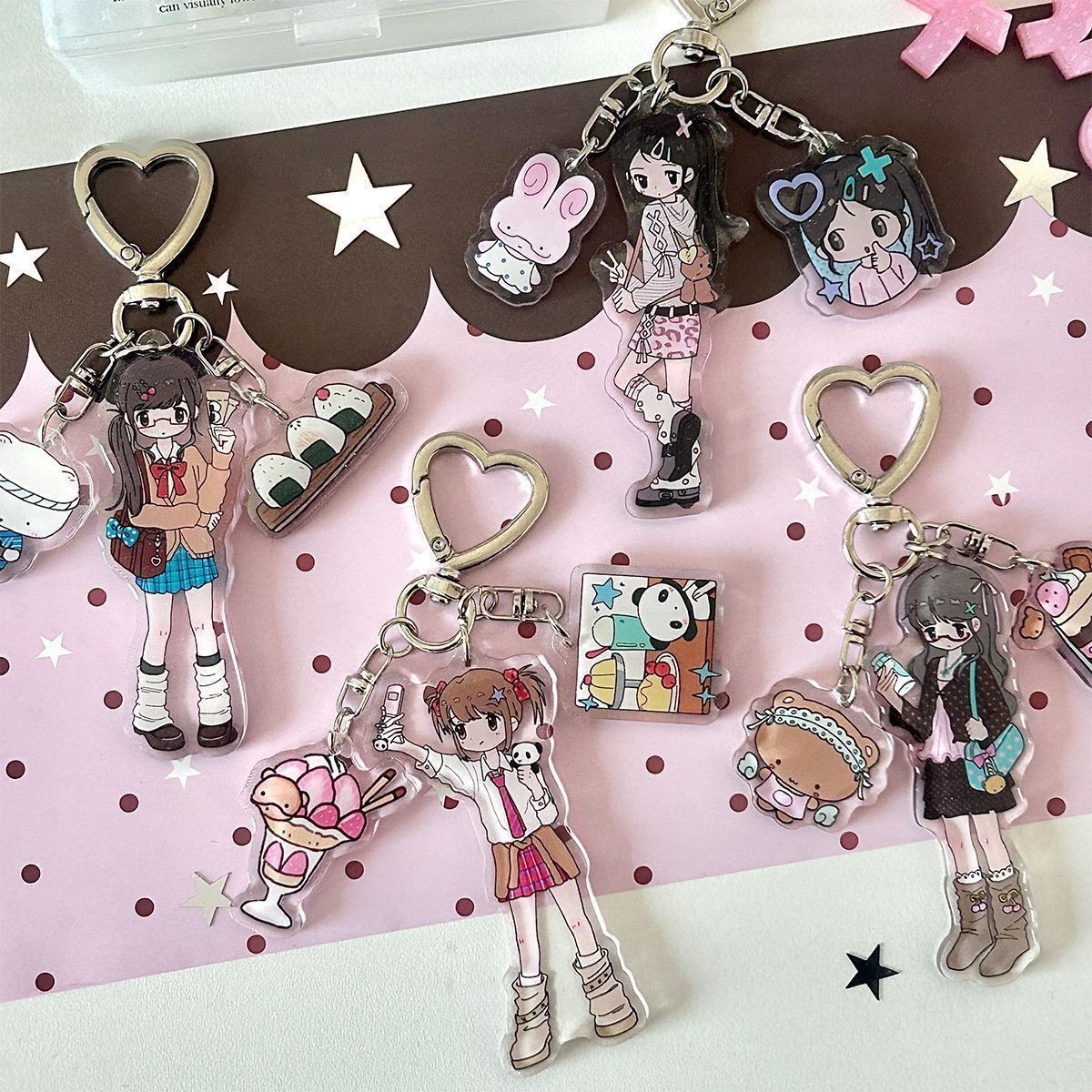Cute Girl Aesthetic Acrylic Ph - Phone Accessories Cute ulasan dan harga