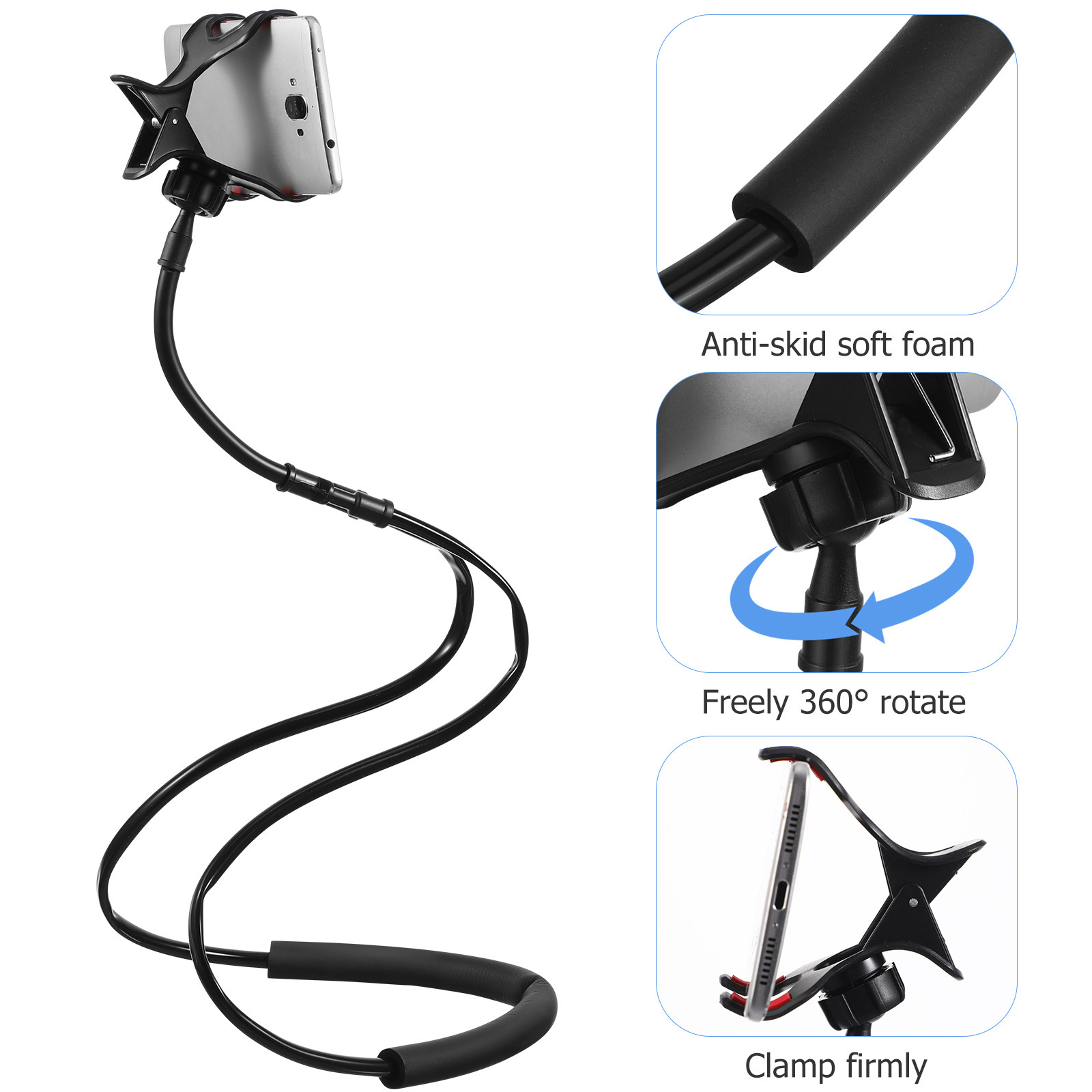 1Pcs Flexible Neck Hanging Pho - Neck Hanging Phone Holder ulasan dan harga