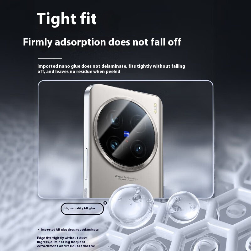 Full Glue Camera Lens Tempered - Vivo X200 ulasan dan harga