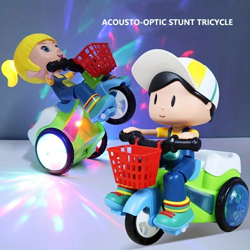 Music Stunt Cool Tricycle Car  - Phone Accessories Baby ulasan dan harga