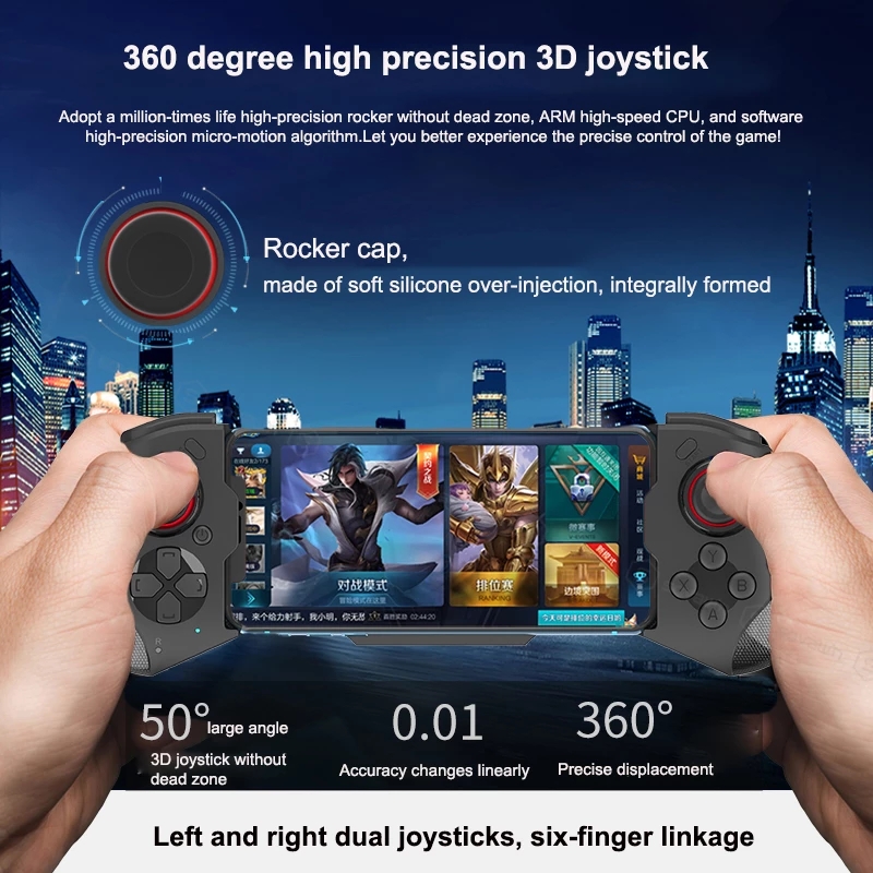 Cell Phone Gamepad Joystick Fo - Gaming Trigger Phone ulasan dan harga