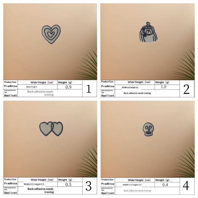 1Set Heart Cat Skull Birds Emb - Phone Accessories Diy ulasan dan harga