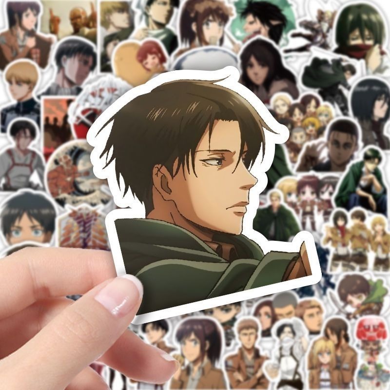 60Pcs Attack on Titan Anime St - Phone Accessories Diy ulasan dan harga