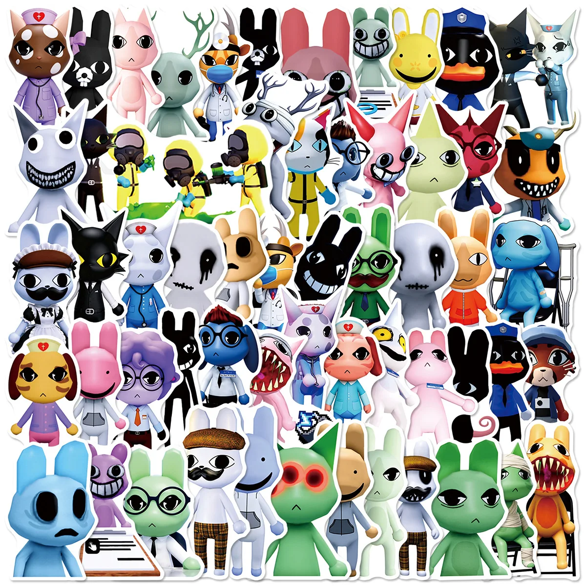 Hot 50PCS Horror Game Animal H - Phone Accessories Diy ulasan dan harga
