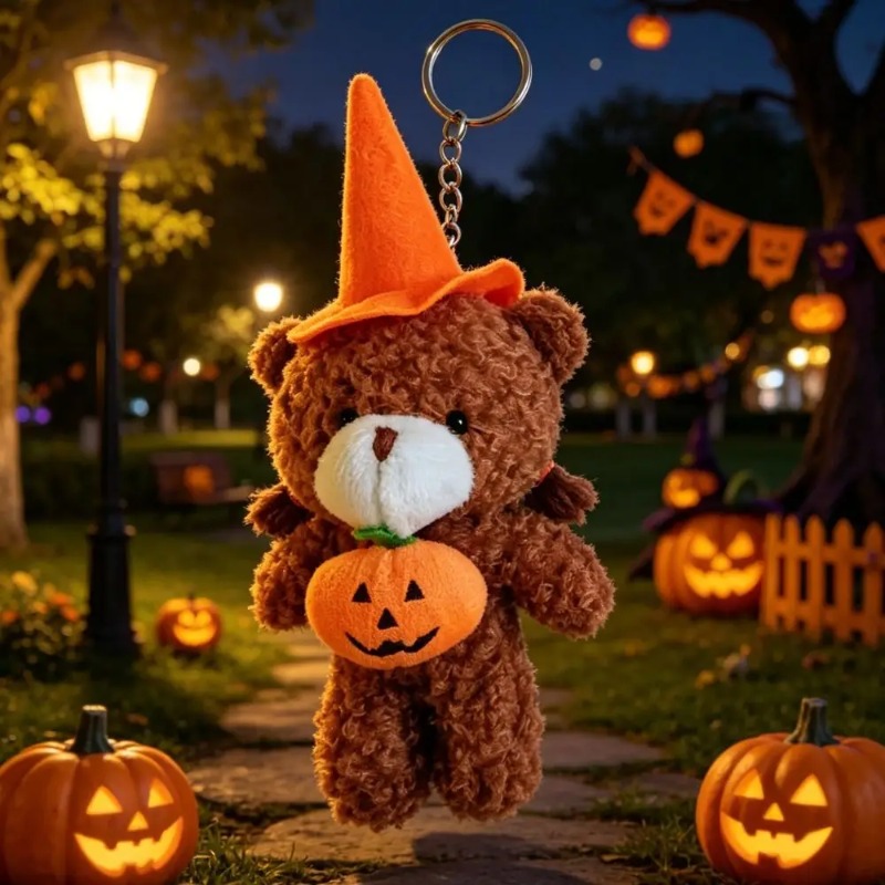 DIY Little Bear Plush Keychain - Phone Accessories Doll ulasan dan harga