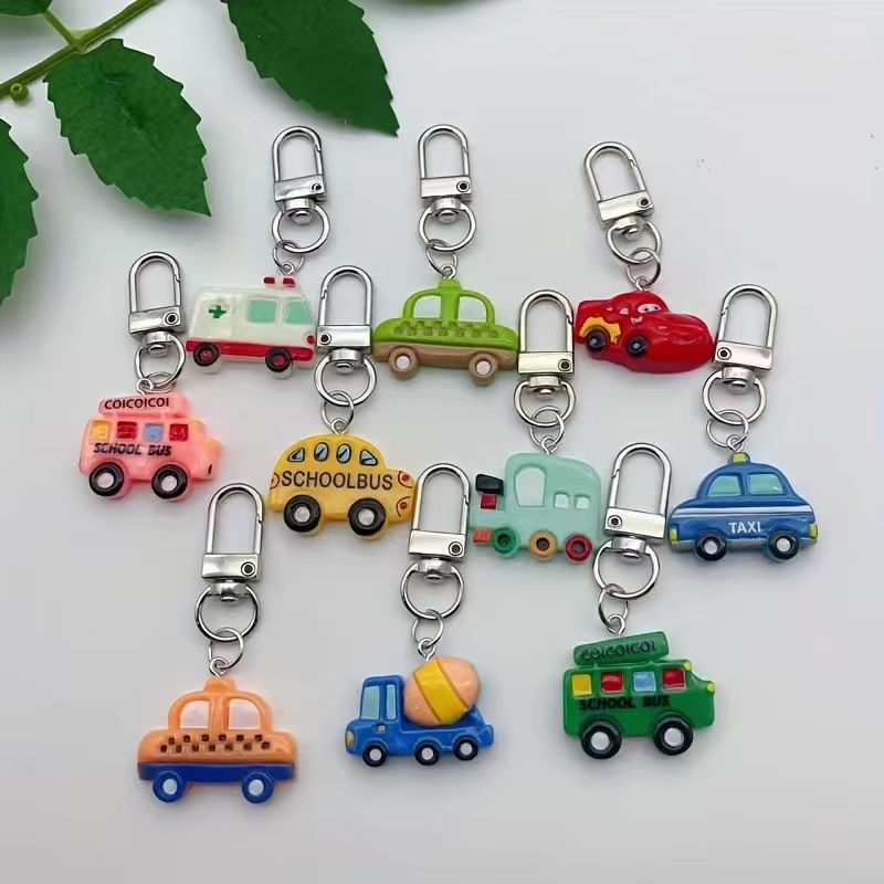 10pcs resin cartoon car keycha - Phone Accessories For Car ulasan dan harga