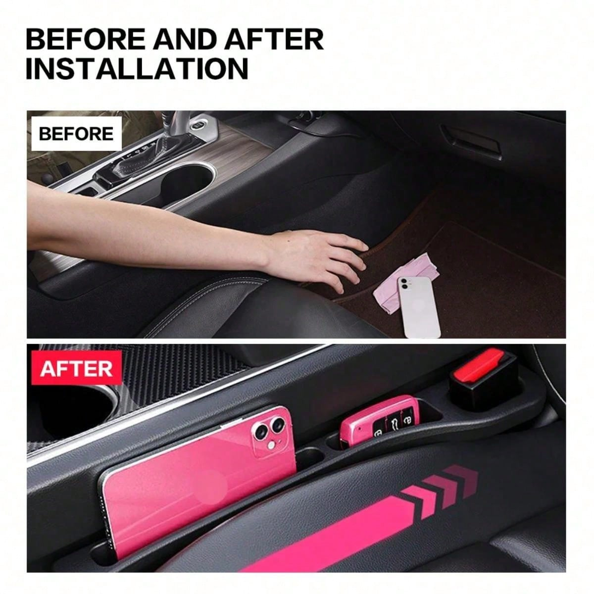 Car Seat Gap Filler Side Seam  - Phone Accessories For Car ulasan dan harga