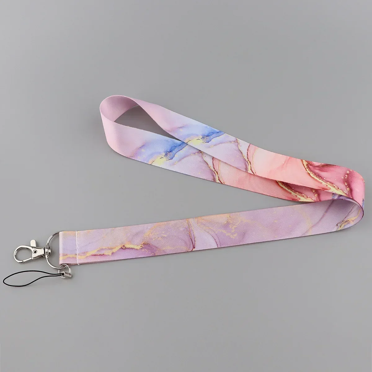 Marble Printing Neck Strap Key - Neck Hanging Phone Holder ulasan dan harga