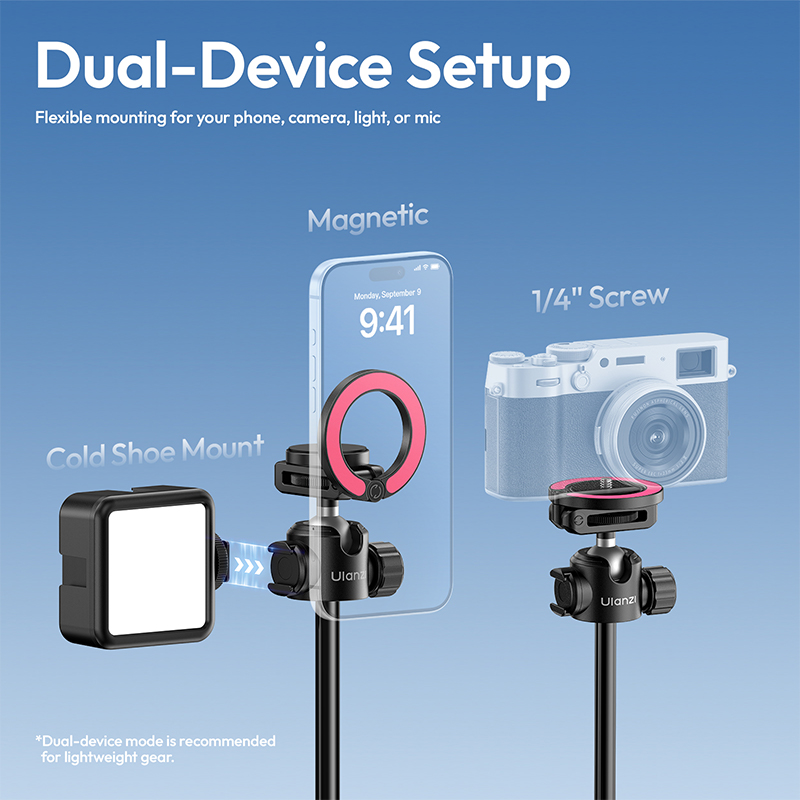 Ulanzi MT-44 M 2-in-1 Magnetic - Selfie Stick Tripod ulasan dan harga