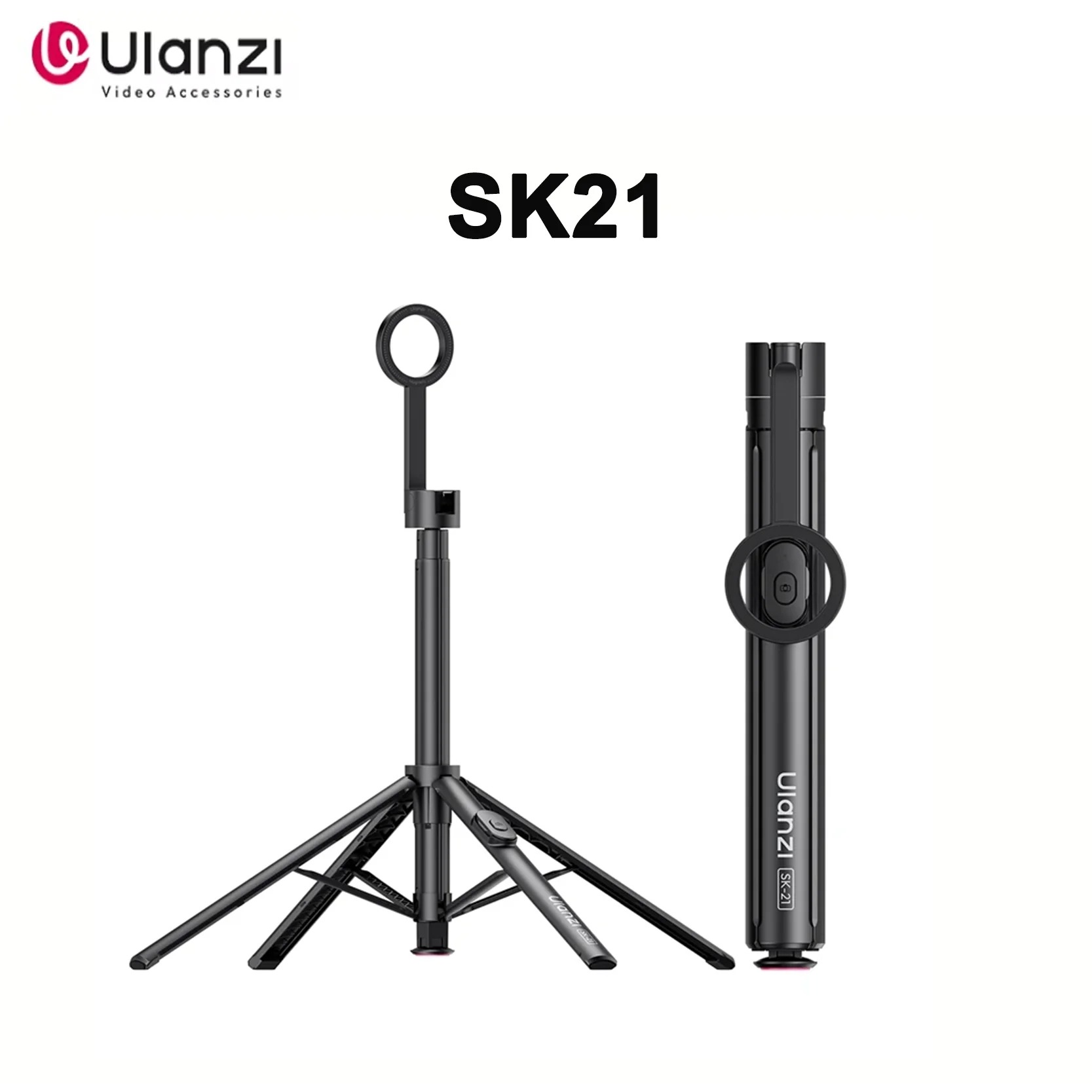 Original Ulanzi SK21 Magnetic  - Selfie Stick Tripod ulasan dan harga