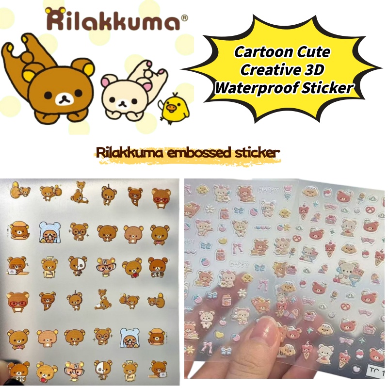 Cartoon Cute Relaxed Bear Nail - Phone Accessories Diy ulasan dan harga