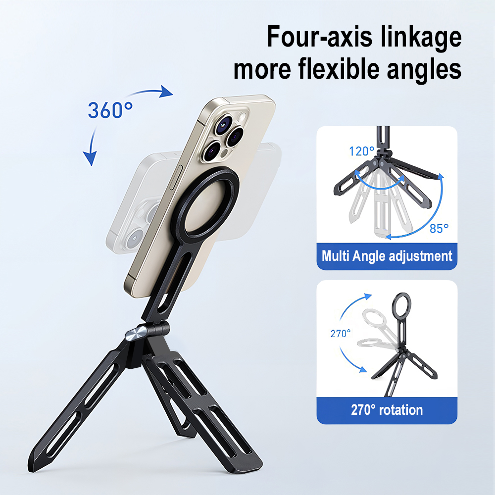 Magnetic Phone Holder Four-axi - Selfie Stick Tripod ulasan dan harga