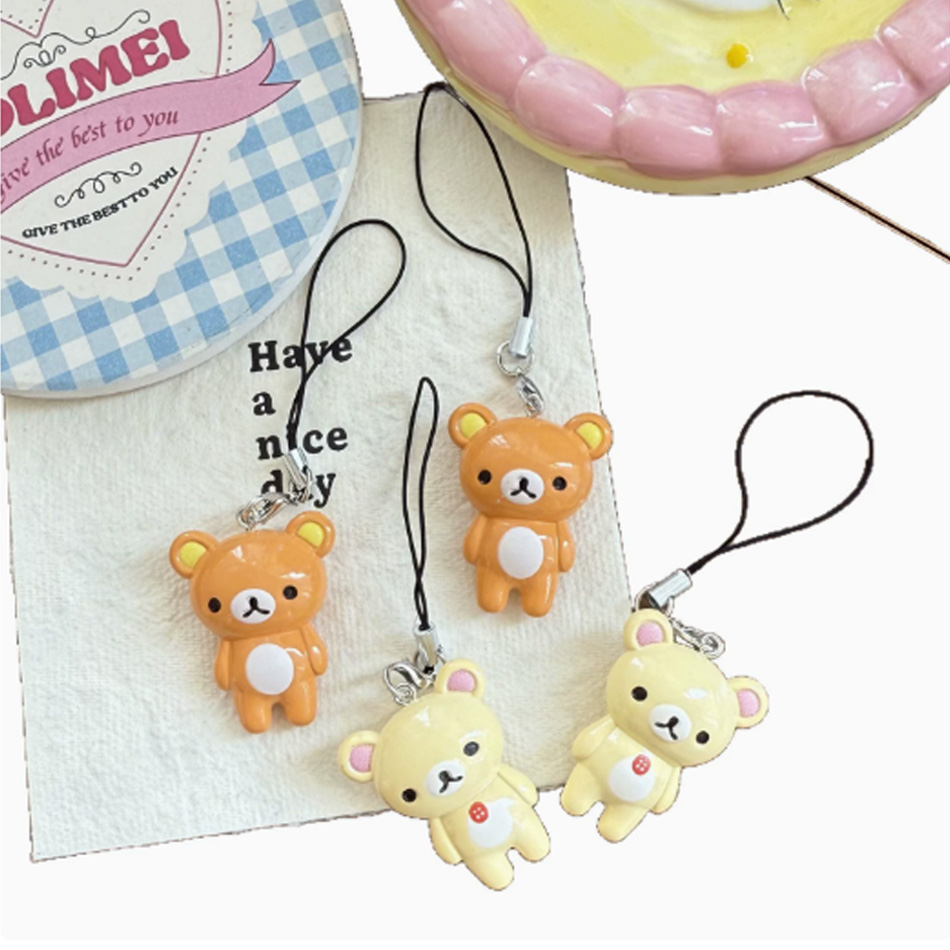 2pcs/set Kawaii Rilakkuma Easy - Phone Accessories Doll ulasan dan harga