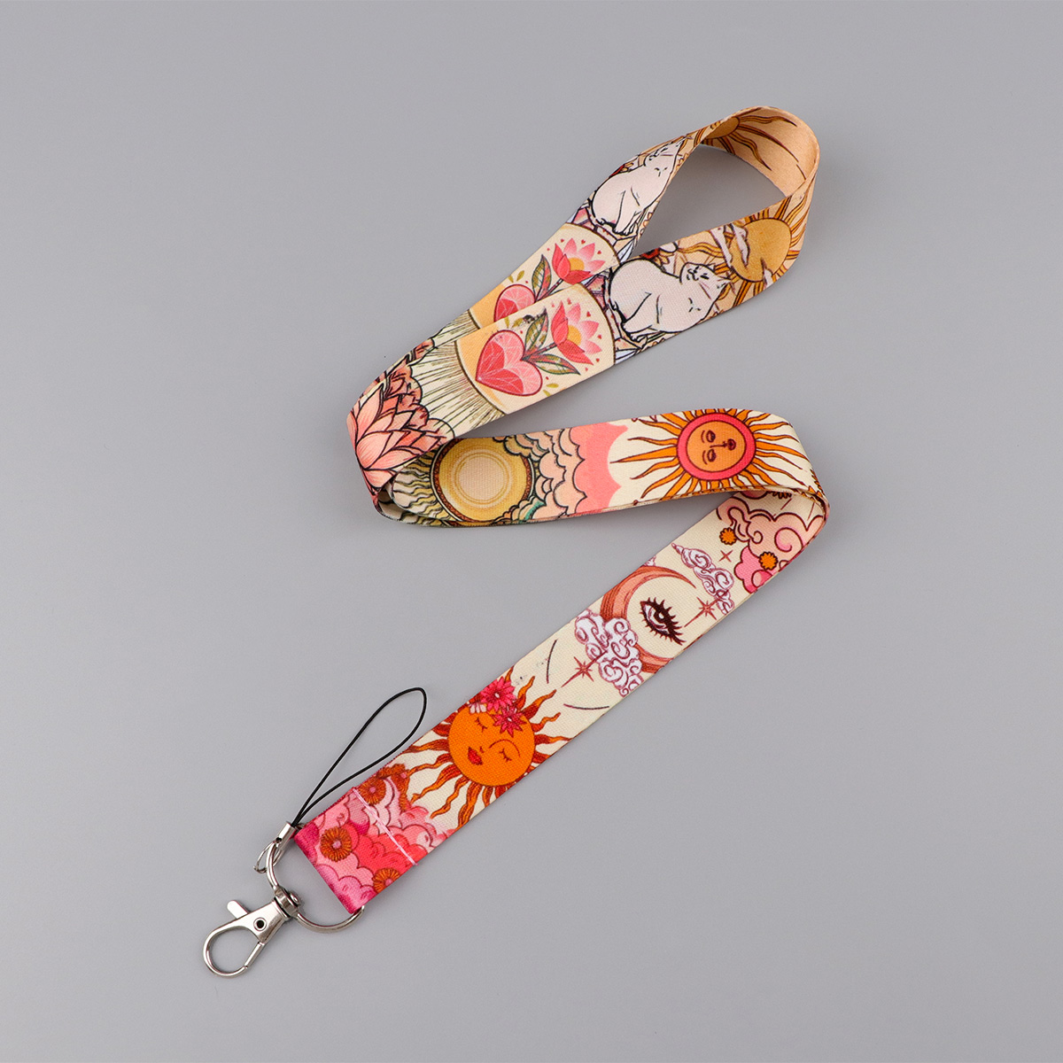 Sun Moon Vintage Triple Moon N - Neck Hanging Phone Holder ulasan dan harga